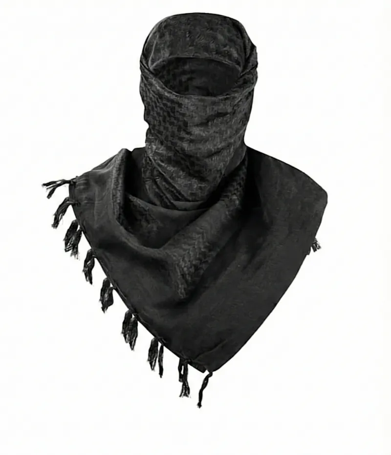 شماغ الاسود الكوفي 